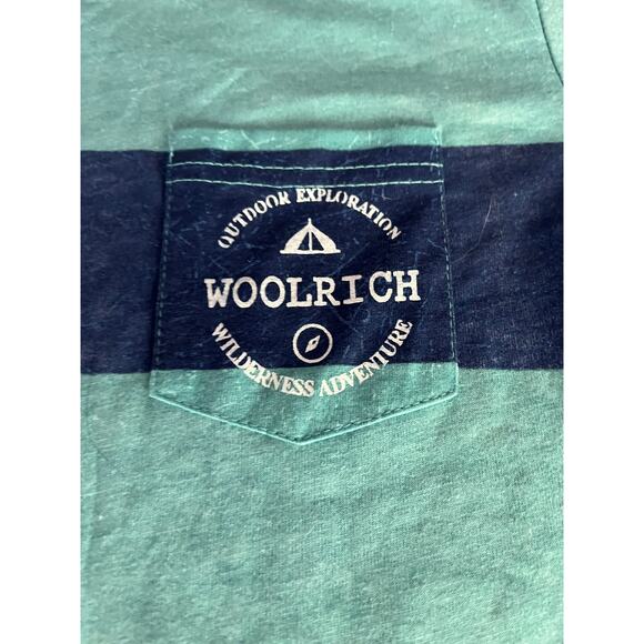 NWT Woolrich Striped Short Sleeve Shirt - Picture 2 of 5
